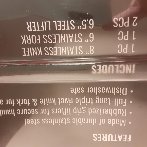 4 piece carving set - Picture 4 of 4